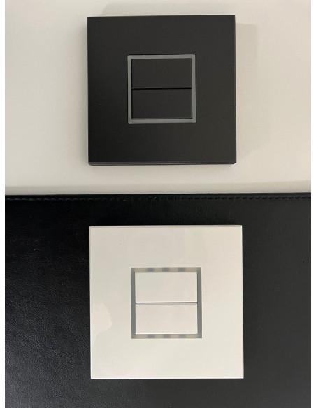 2 boutons version blanche et version noire