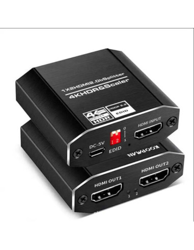 Splitter 1:2  EZtek| HDMI 2.0 - Vidéotek