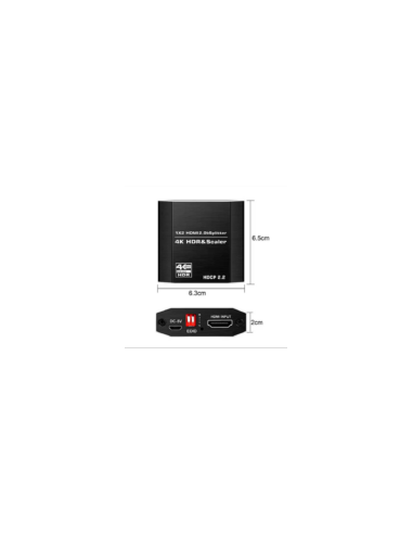 Splitter 1:2  EZtek| HDMI 2.0 - Vidéotek