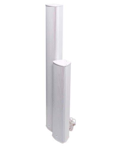 Enceinte colonne 4Ω 100V 20W | Intérieur / extérieur avec supports