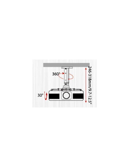Support plafond PR05 – Fixation écran / projecteur