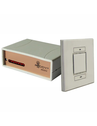 Kit émetteur RS232 extra-plat | 2 fonctions (1 bouton) Paddy Mini - Vidéotek